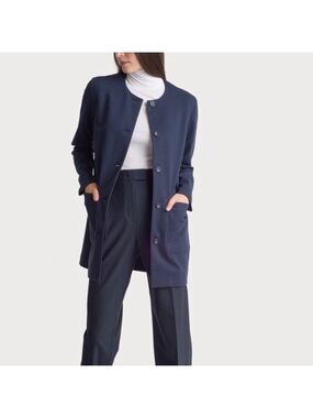 KIT AND ACE COLLARLESS BLAZER JACKET SIZE M
